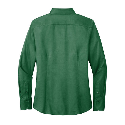 Brooks Brothers Women's Wrinkle-Free Stretch Nailhead Shirt - Back