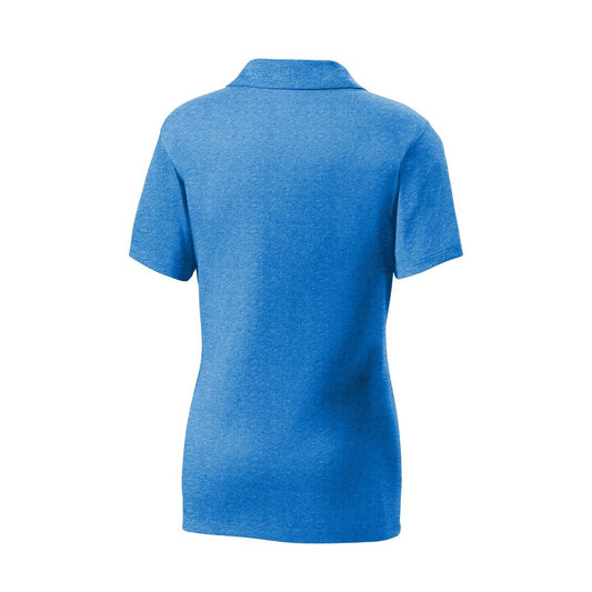 Sport-Tek Women's Heather Contender Polo - Back