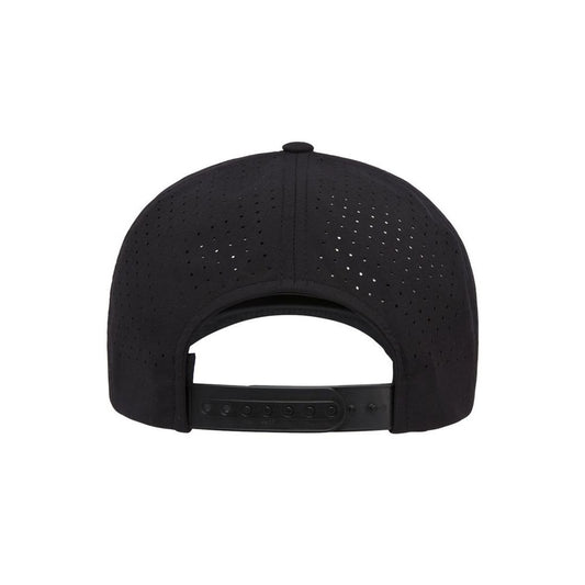 Five-Panel Snapback with Perforated Cap - Back