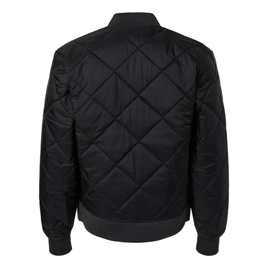 Men's Diamond Quilted Jacket - Back
