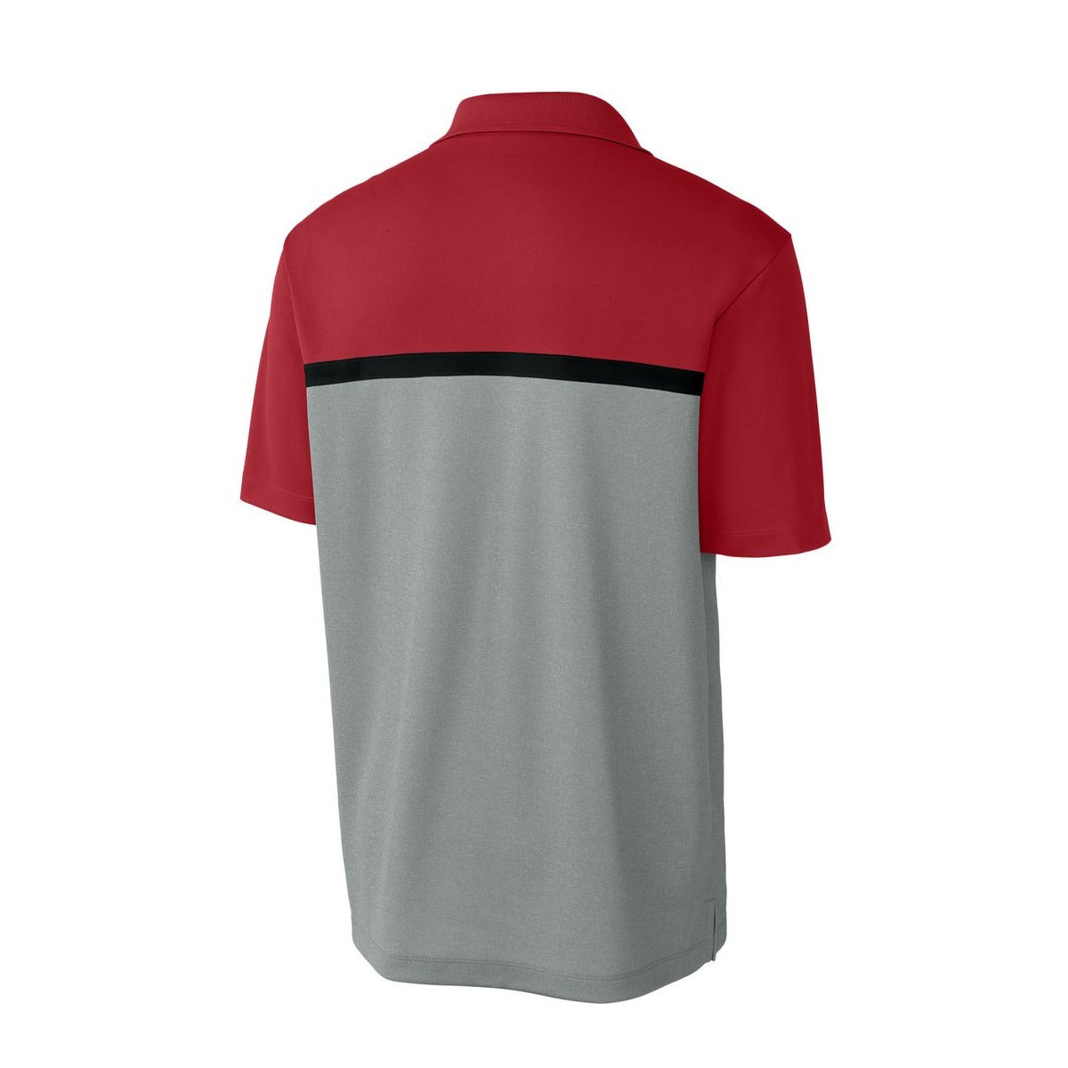 Deep Red/ Grey Concrete Heather/ Black - Back