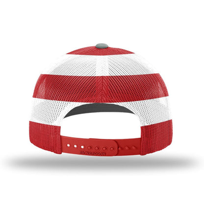 Heather Grey/ Stars Stripes - Back