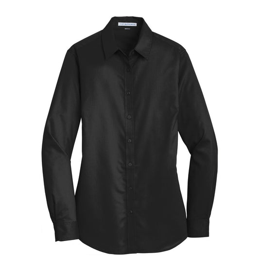 Port Authority Women's SuperPro Twill Shirt - Front