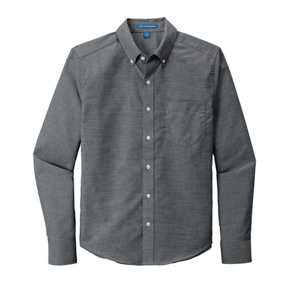 Port Authority Untucked Fit SuperPro Oxford - Front