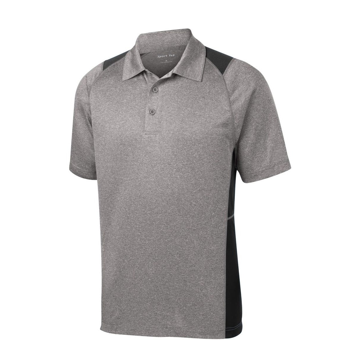 Sport-Tek Heather Colorblock Contender Polo - Front