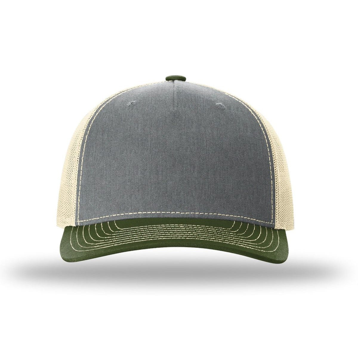 Heather Grey/ Birch/ Army Olive - Front