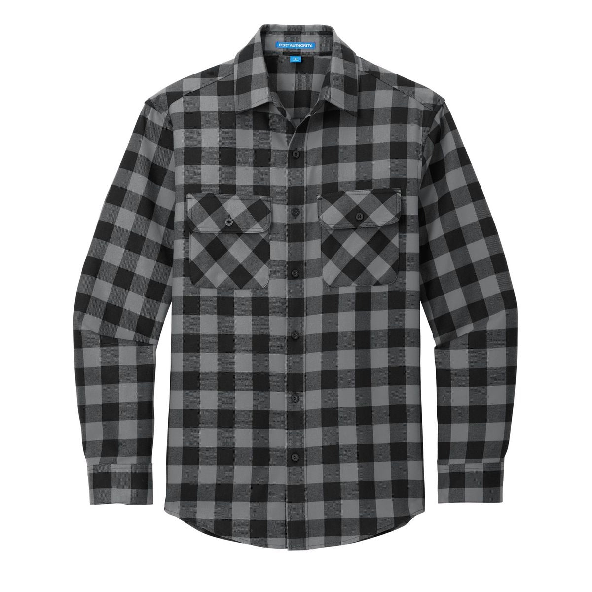 Grey/ Black Buffalo Check - Front