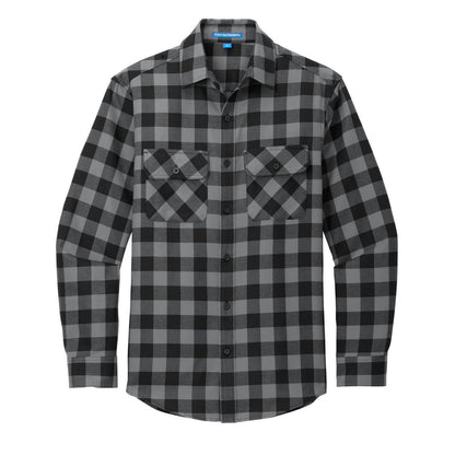 Grey/ Black Buffalo Check - Front