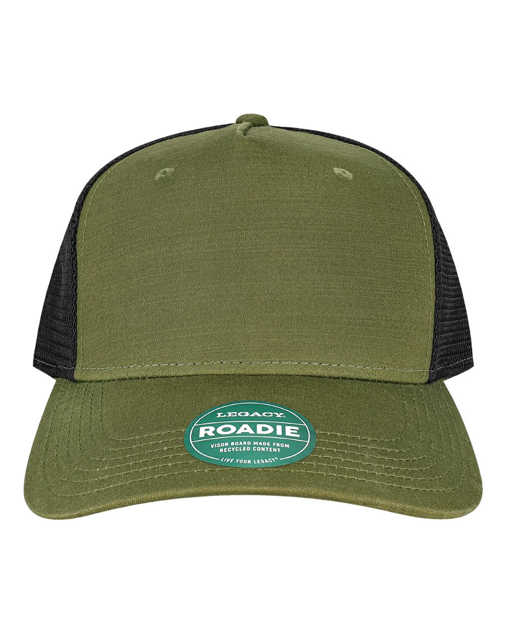 Olive Slub/ Black - Front