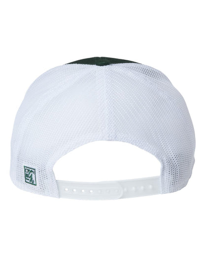 Dark Green/ White - Back