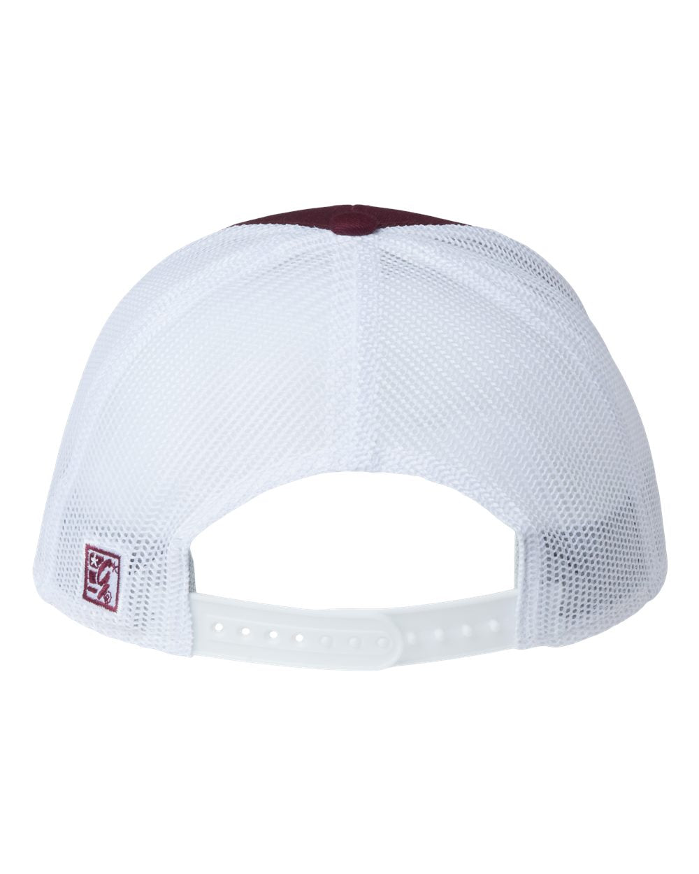 Maroon/ White - Back
