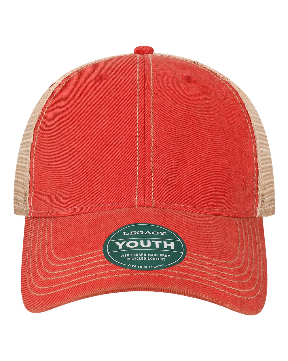 Scarlet Red/ Khaki - Front