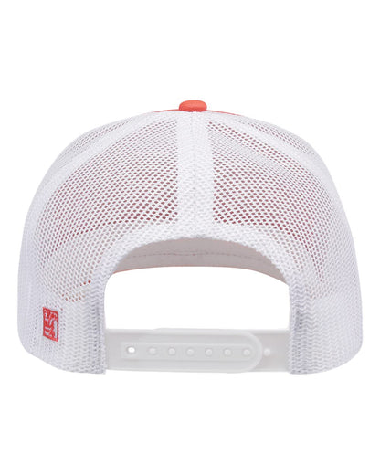 Coral/ White - Back