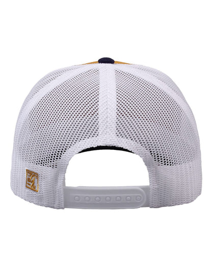Mustard Yellow/ Navy/ White - Back