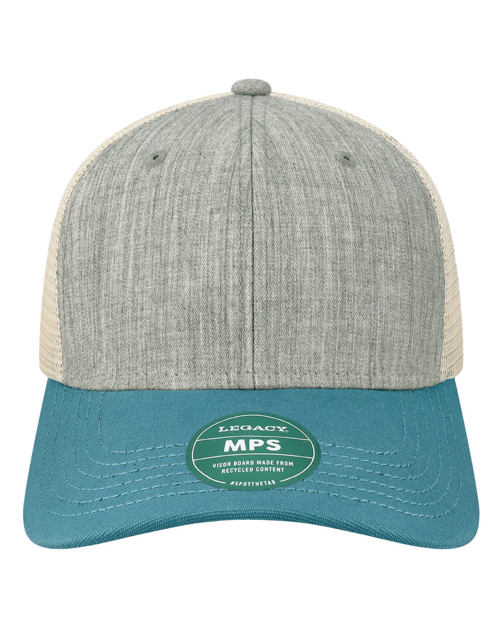 Melange Grey/ Pacific Blue/ Stone - Front