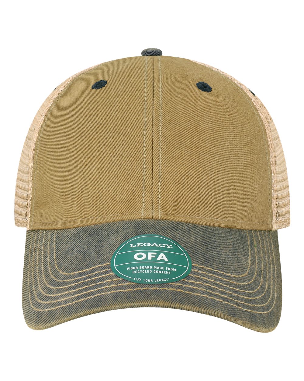 Dark Tan/ Navy - Front