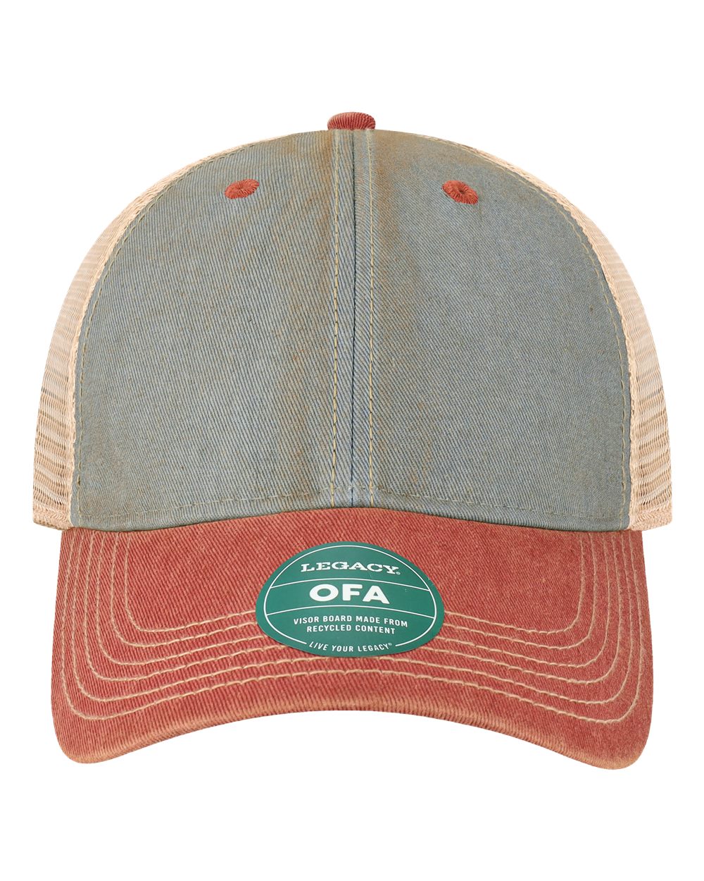 Light Blue/ Cardinal - Front