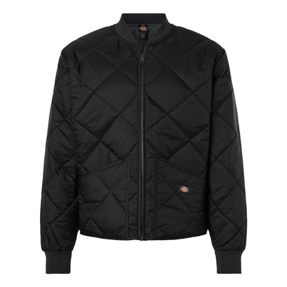 Men's Diamond Quilted Jacket - Front