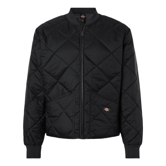 Men's Diamond Quilted Jacket - Front