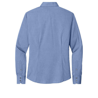 Port Authority Women's Crosshatch Easy Care Shirt - Back