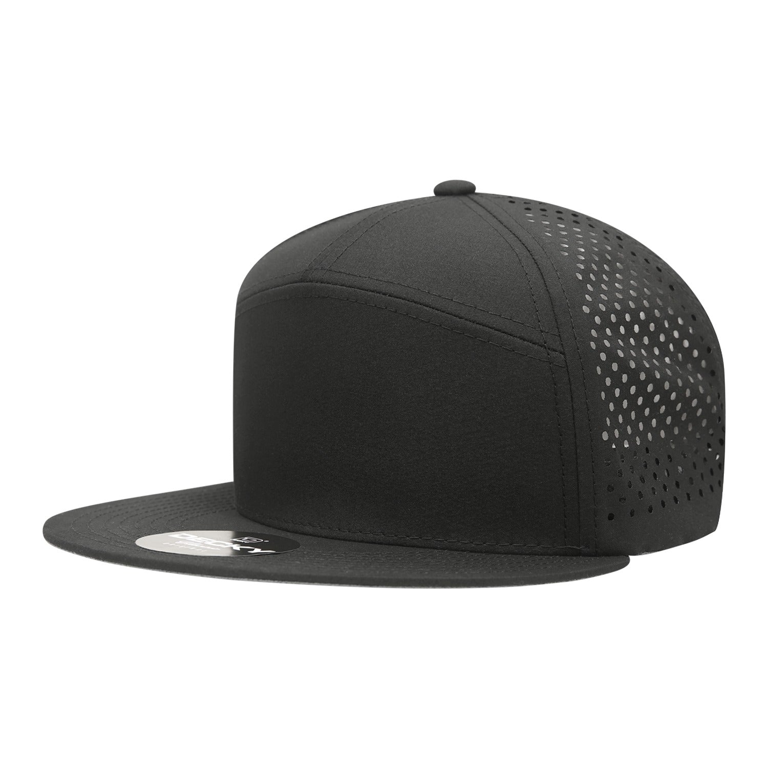7 Panel High Profile Structured Perforated Performance Cap - Front