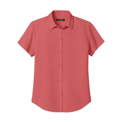 Port Authority Women's Short Sleeve UV Dockside Shirt - Front