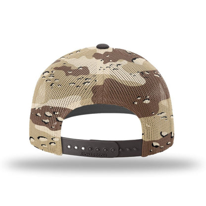 Richardson Printed Mesh Trucker - Back