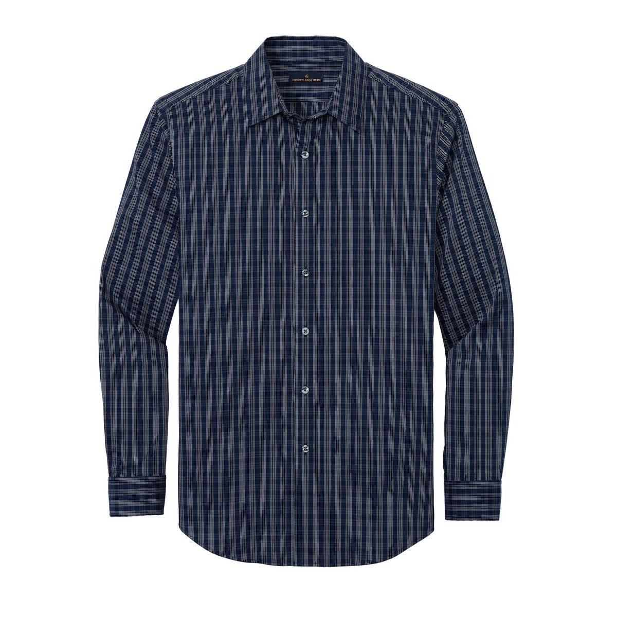 Navy Blazer/ White Grid Check - Front