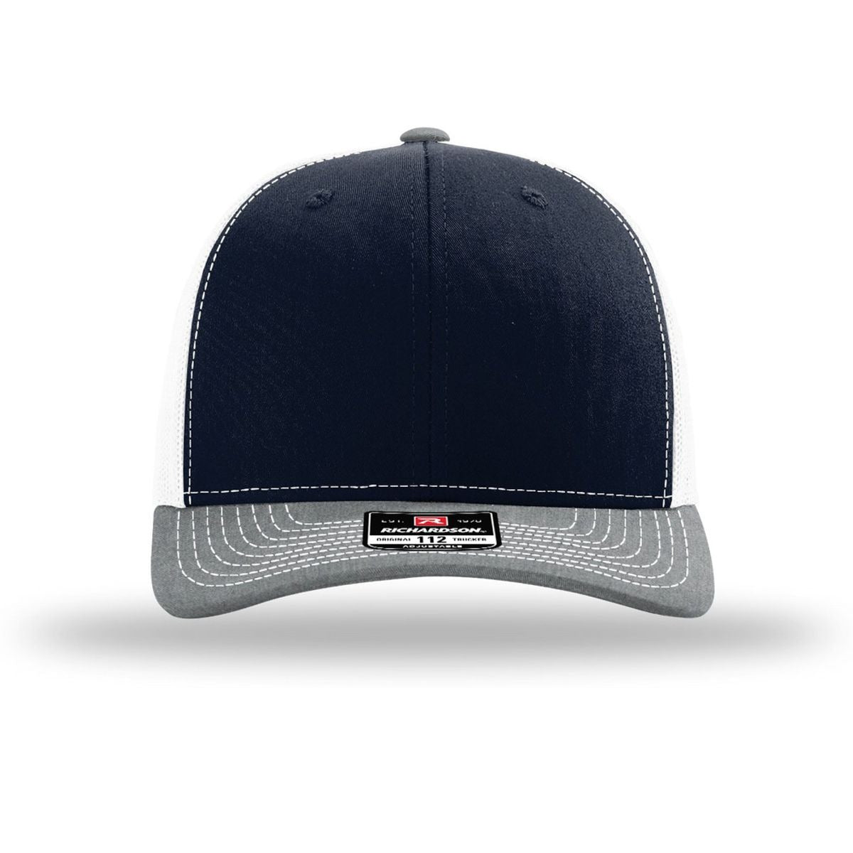 Navy/ White/ Heather Grey - Front