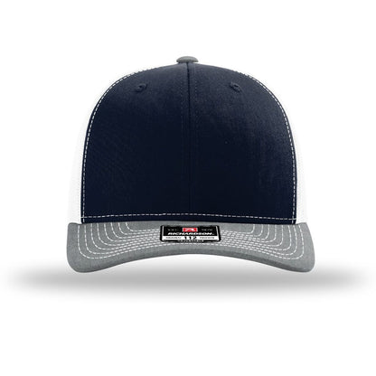 Navy/ White/ Heather Grey - Front