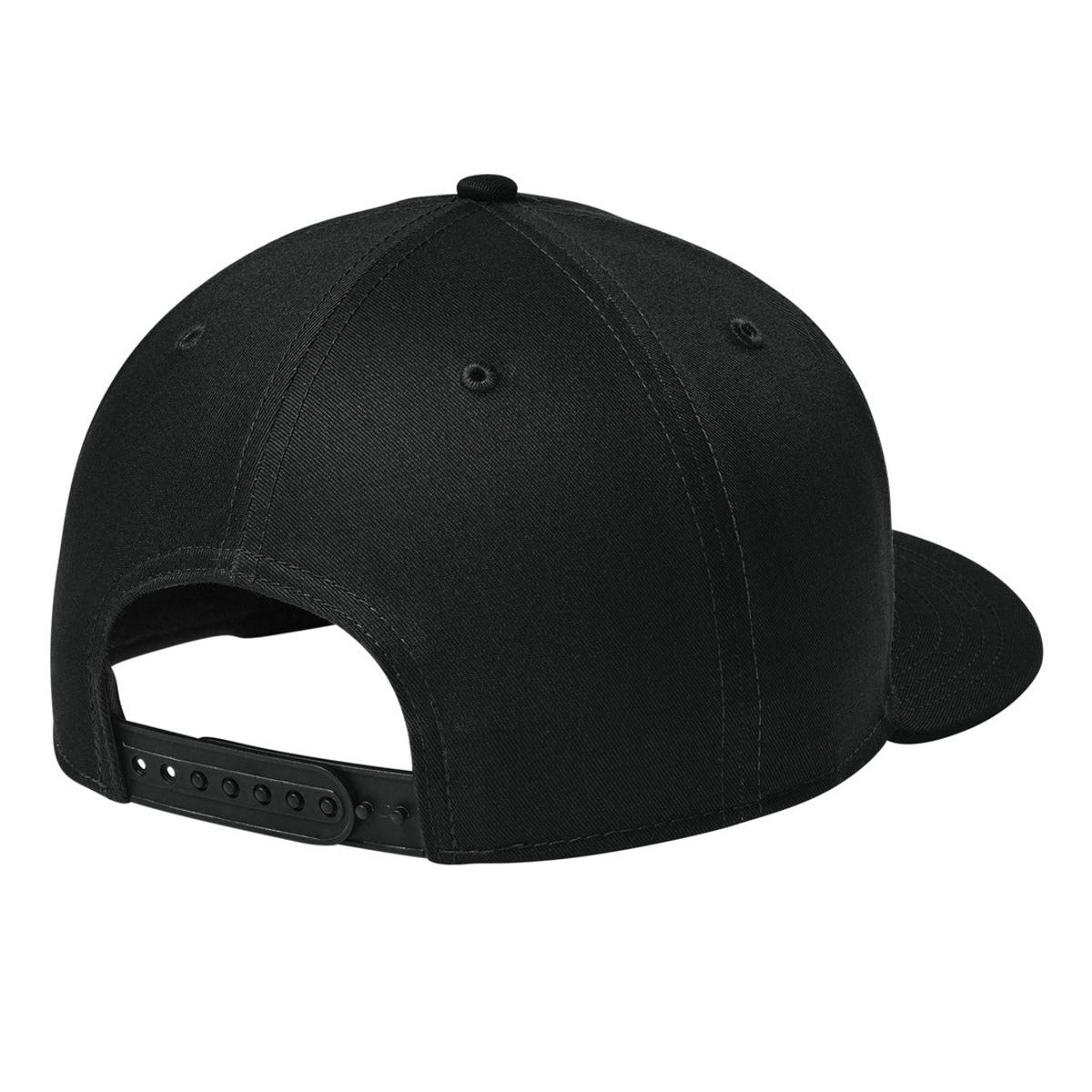 Flat Bill Snapback Cap - Back