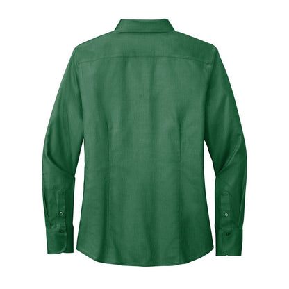 Brooks Brothers Women's Wrinkle-Free Stretch Nailhead Shirt - Back