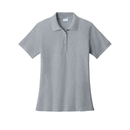 Port & Co Women's Core Blend Pique Polo - Front