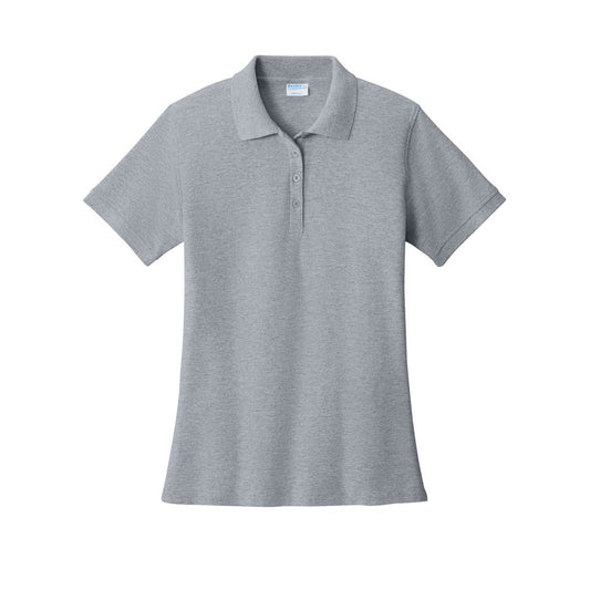 Port & Co Women's Core Blend Pique Polo - Front