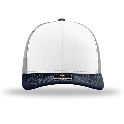 White/ Aluminum/ Navy - Front