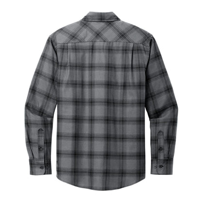 Grey/ Black Open Plaid - Back