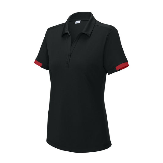 Sport-Tek Women's Club Colorblock Polo - Front