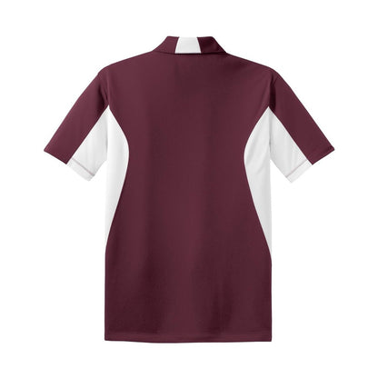 Maroon/ White - Back