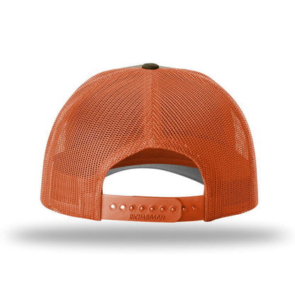 Dark Loden/ Jaffa Orange - Back