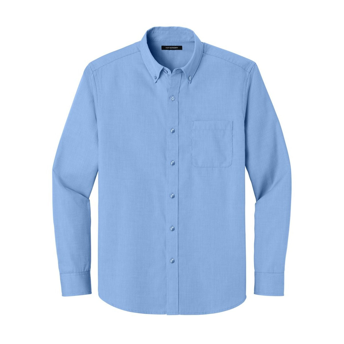 Port Authority Long Sleeve Nailhead Easy Care Shirt - Front