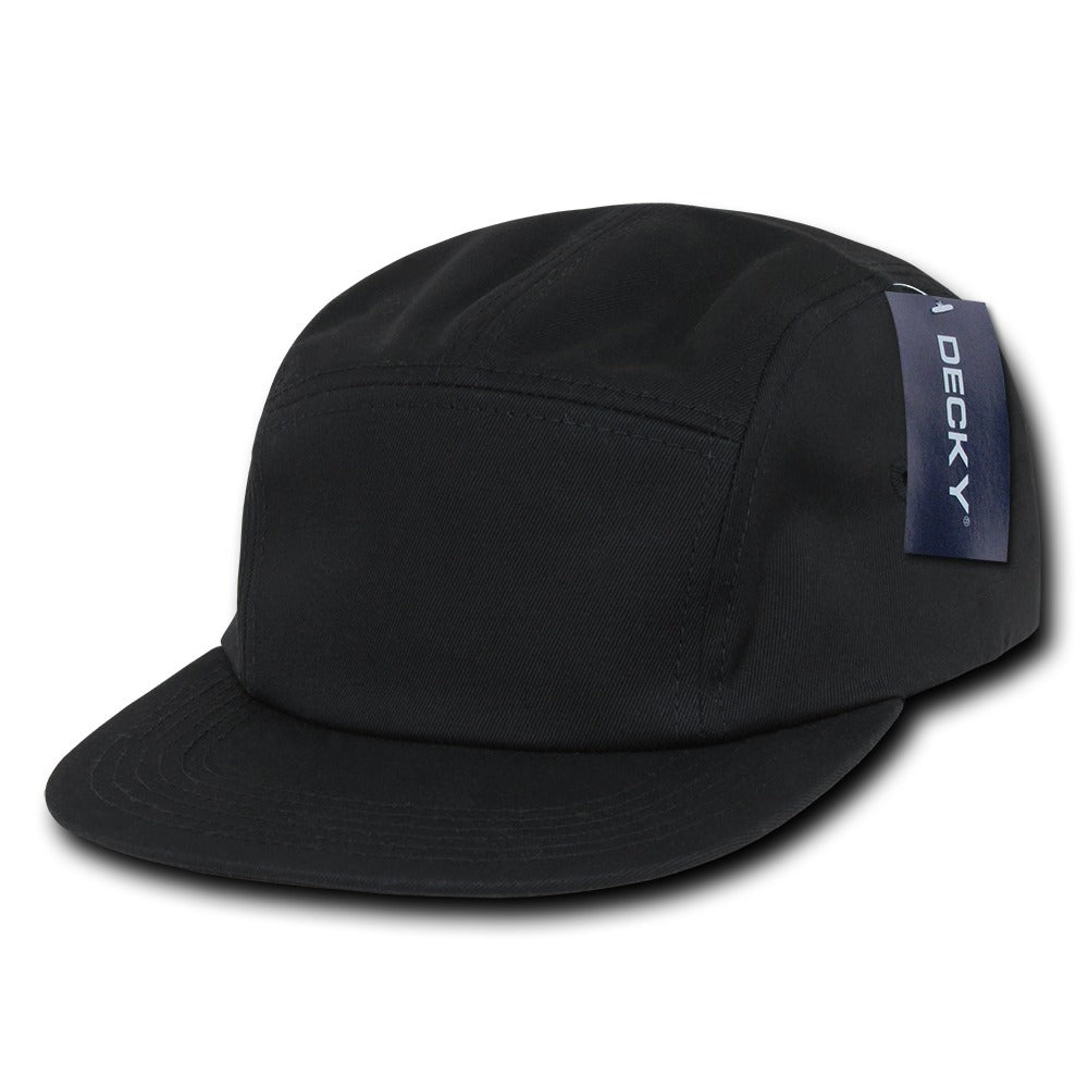 5 Panel Racer Caps - Front
