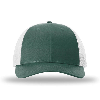 Dark Green Heather/ Light Grey - Front