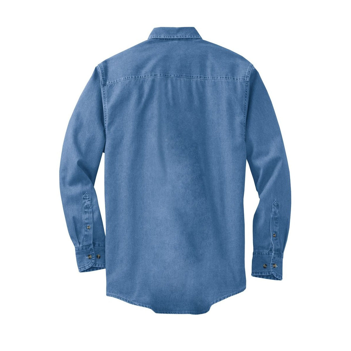 Port Authority Long Sleeve Denim Shirt - Back
