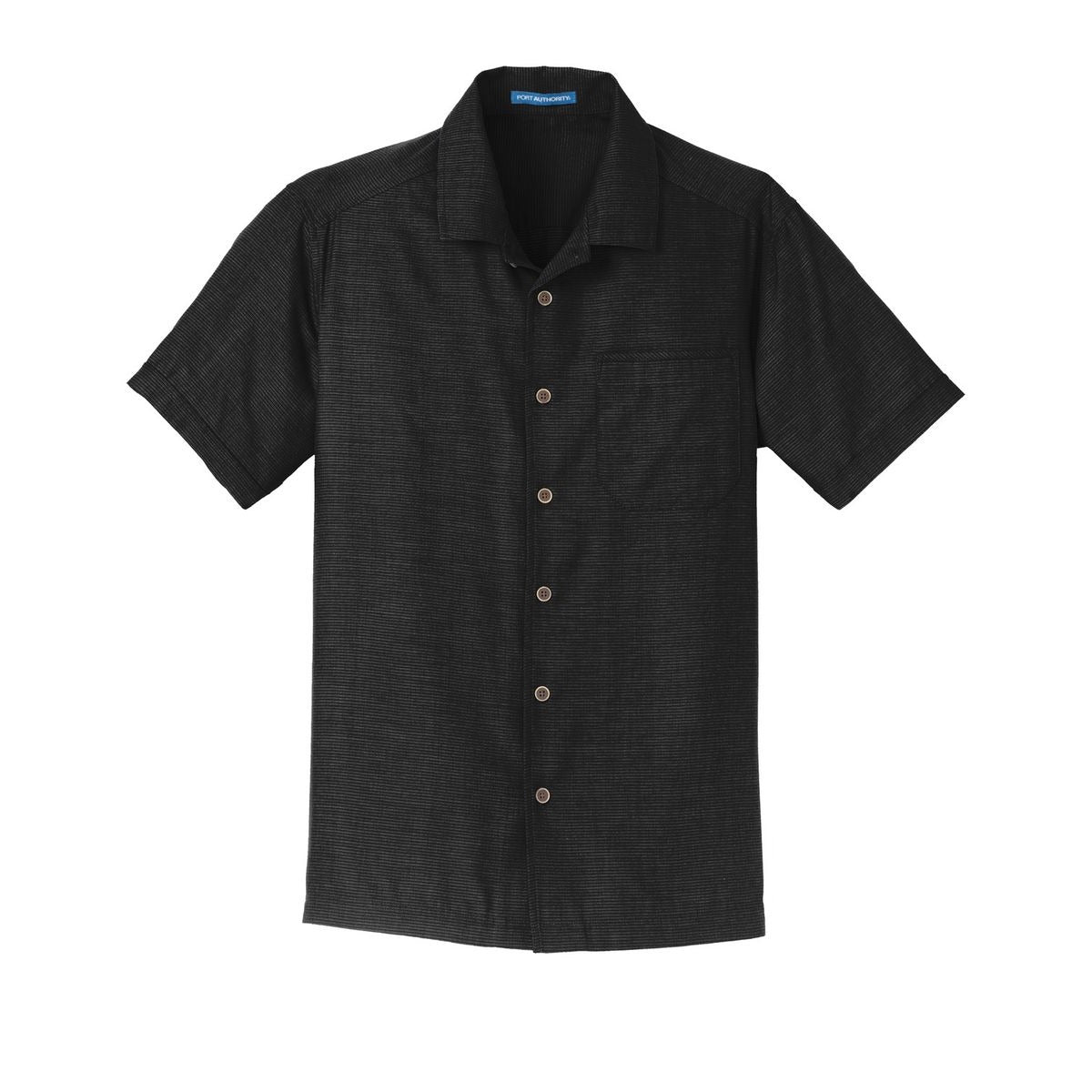 Port Authority Textured Camp Shirt - Front