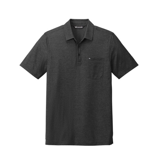 TravisMathew Oceanside Heather Pocket Polo - Front