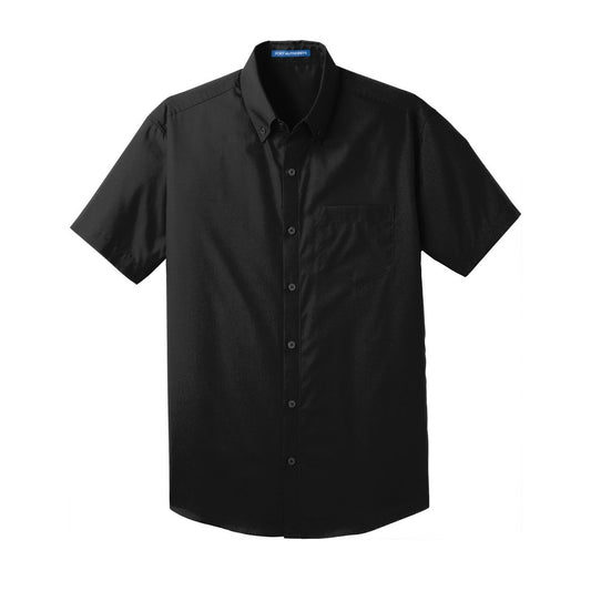 Port Authority Short Sleeve Carefree Poplin Shirt - Front