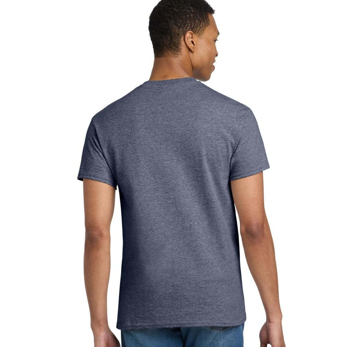 Heathered Navy - Back
