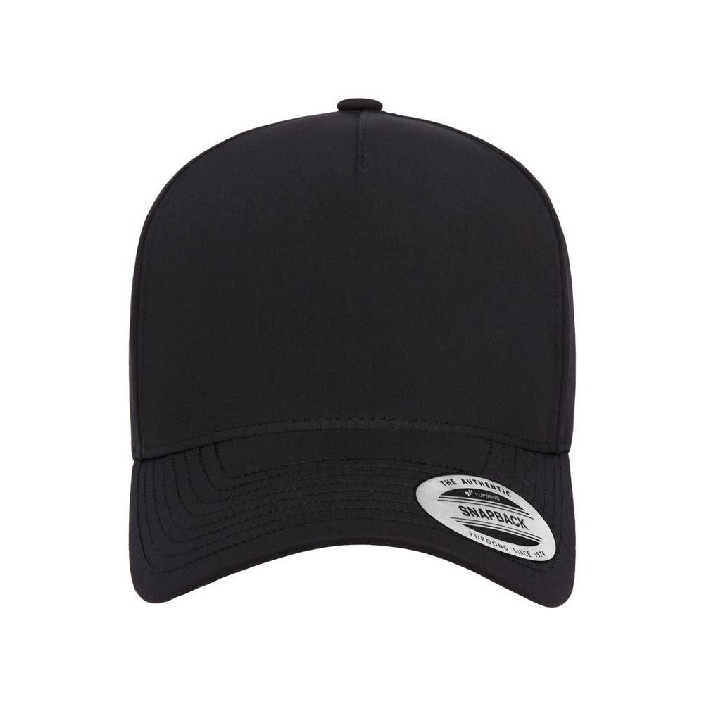 Five-Panel Snapback with Perforated Cap - Front