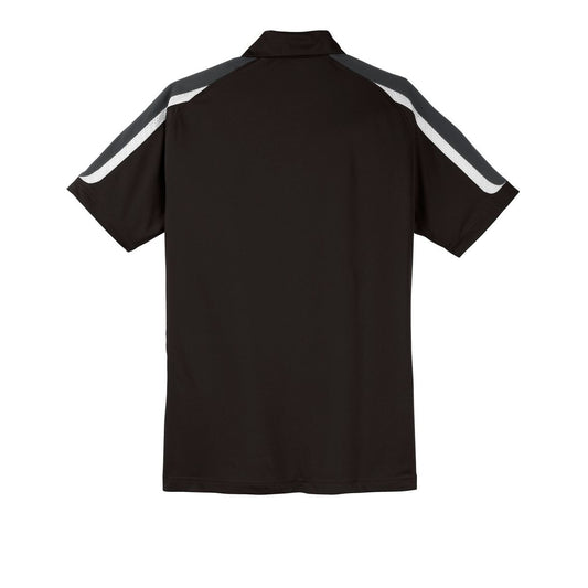 Sport-Tek Tricolor Shoulder Micropique Sport-Wick Polo - Back