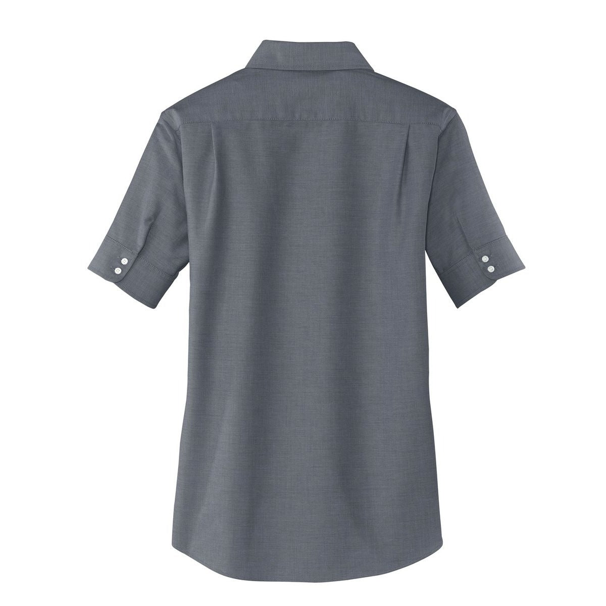 Port Authority Women's Short Sleeve SuperPro Oxford Shirt - Back